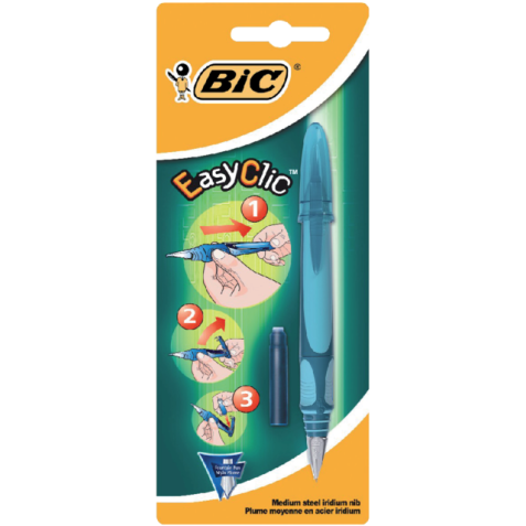 Vulpen Bic EasyClic medium blister à 1 stuk