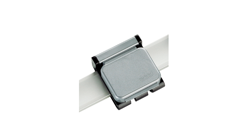 Sliding magnetic clamp Hebel Klemboy grey