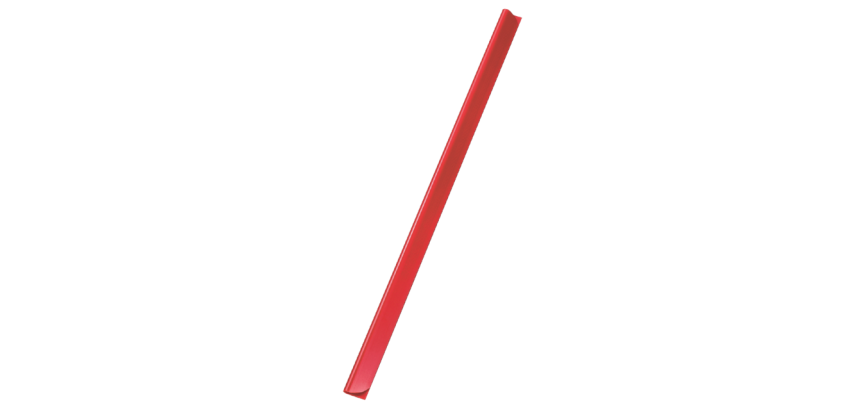 Baguette à relier Durable A4 3mm 30 feuilles rouge