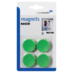 Aimant Legamaster 30mm 850g 4 pièces vert