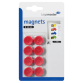 Magneet Legamaster 20mm 250gr rood 8stuks