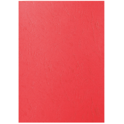 Couverture GBC A4 similicuir rouge 100 pièces