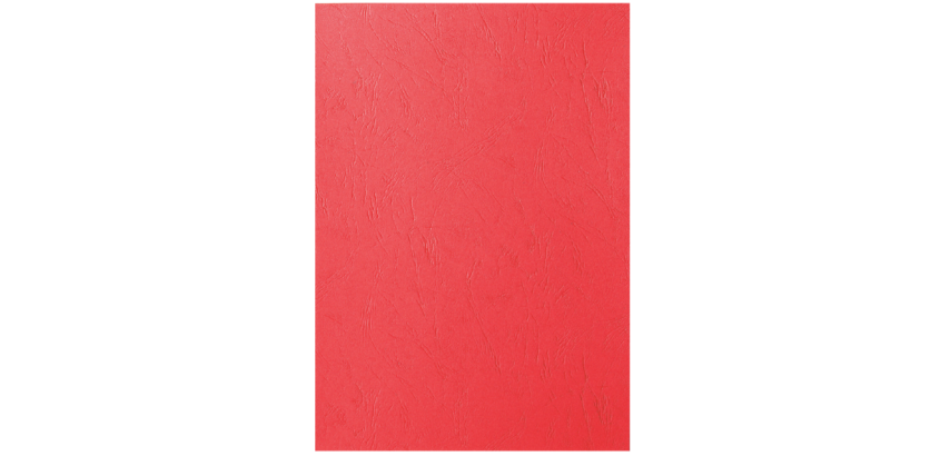 Couverture GBC A4 similicuir rouge 100 pièces
