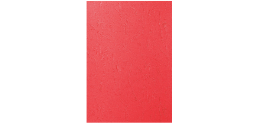 Red GBC A4 leatherette cover, 100 pieces