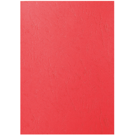 Couverture GBC A4 similicuir rouge 100 pièces