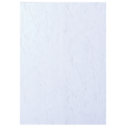 Couverture GBC A4 similicuir blanc 100 pièces