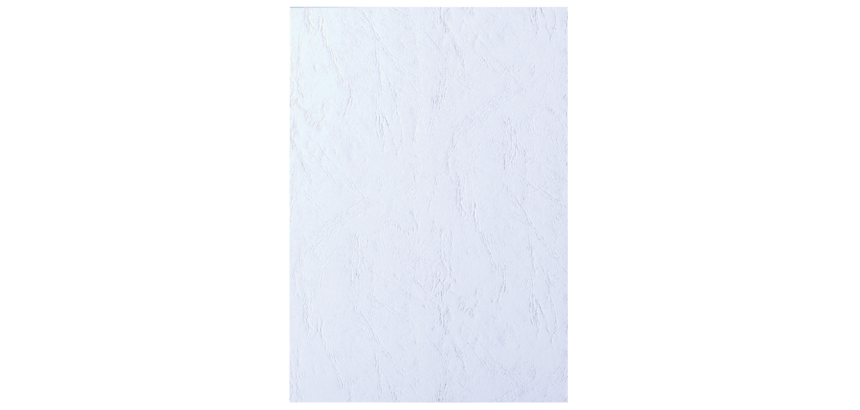 Couverture GBC A4 similicuir blanc 100 pièces