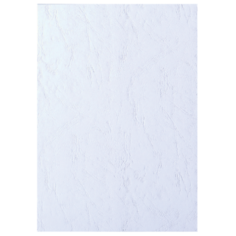 Couverture GBC A4 similicuir blanc 100 pièces