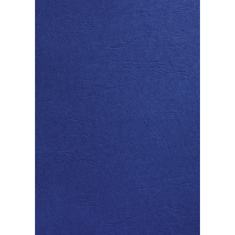 Couverture GBC A4 similicuir bleu roi 100 pièces