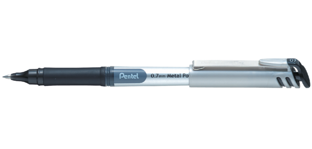 Pentel EnerGel BL17 Medium Black Roller Pen