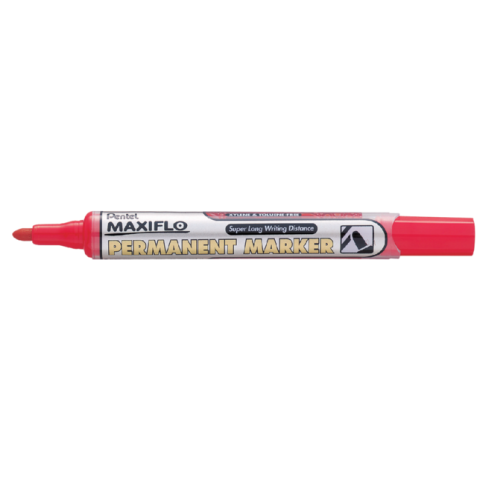 Viltstift Pentel NLF50 Maxiflo rond 1mm rood