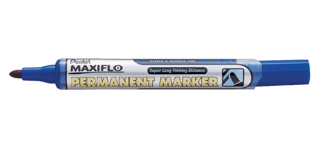 Pentel Maxiflo Marker NLF50 bullet 1mm blue