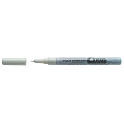 Fineliner PILOT Super Color extra fijn wit