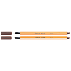 Fineliner STABILO point 88/45 Fin marron