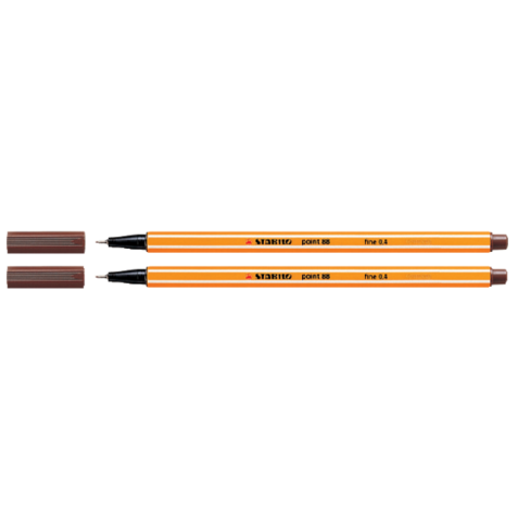 Fineliner STABILO point 88/45 Fin marron