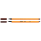 Fineliner STABILO point 88/45 Fin marron