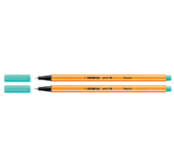 Fineliner STABILO point 88/51 fijn turquoiseblauw