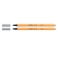 Fineliner STABILO point 88/94 fijn lichtgrijs