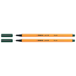 Fineliner STABILO point 88/63 Fin vert terre