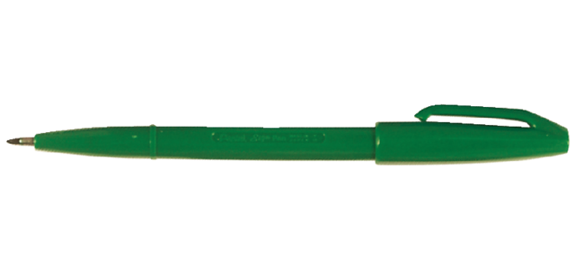 Pentel SignPen S520 Medium Fineliner Green