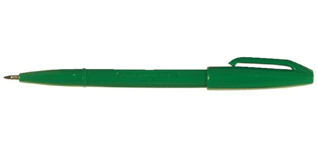 Fineliner Pentel SignPen S520 Mittel Grün