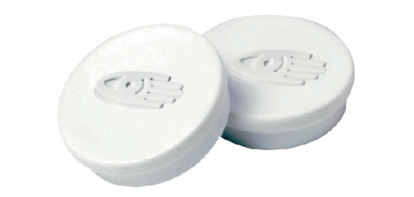 Magneet Legamaster 30mm 850gr wit 10 stuks