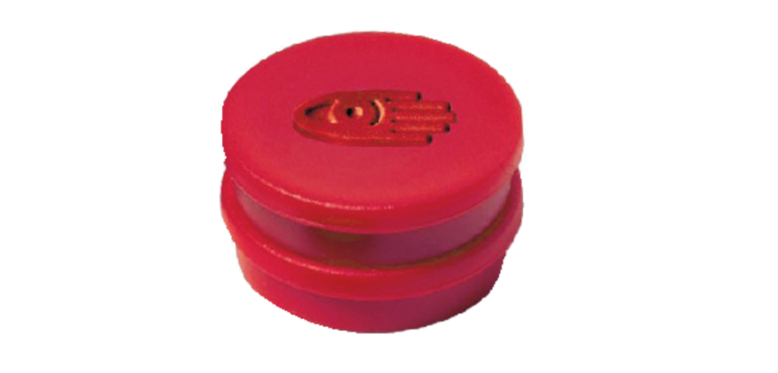 Aimant Legamaster 30mm 850g rouge 10 pièces