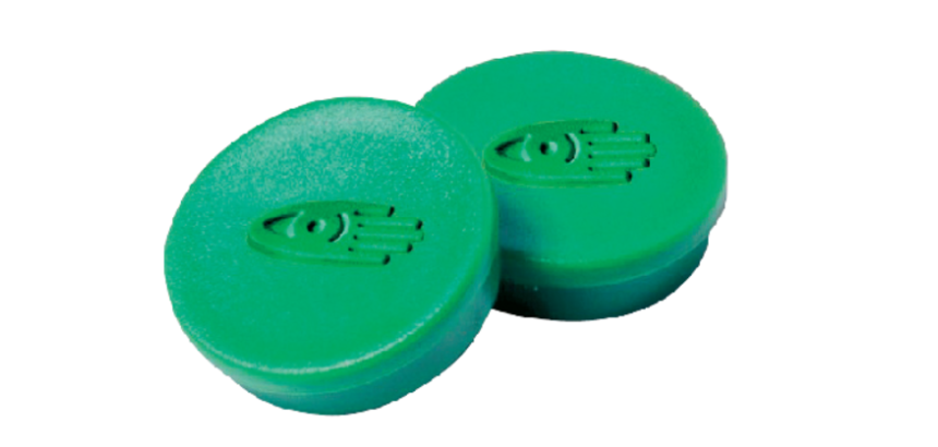 Magnet Legamaster 30mm 850gr grün 10 Stück