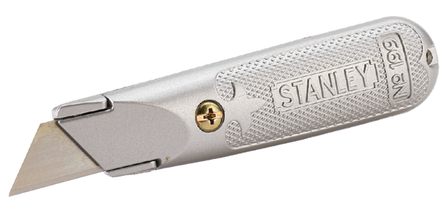 Stanley mes traditioneel inclusief 3 mesjes en kap