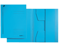 Dossiermap Leitz A3 3 kleppen 430gr blauw