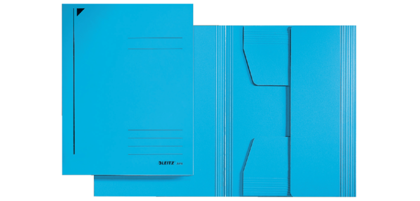 Leitz Sammelmappe mit 3 Klappen A3 Blau
