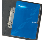 Classification strip Djois Filestrip 125mm 2 transparent rings 50 pieces