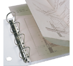 Bande de classement 3L 8804-25 Filestrip 295mm 2/4 anneaux - paquet de 25