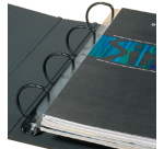 Bande de classement Djois Filestrip A4 295mm 2/4 anneaux transparent 50 pièces