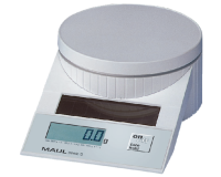 Pèse-lettres Maultronic Solar jusqu'à 5000g blanc