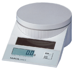 Pèse-lettres Maultronic Solar jusqu'à 5000g blanc