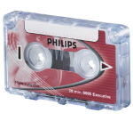 Cassette dictaphone Philips LFH0005 2x15min avec clip