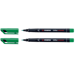 Viltstift STABILO OHpen 841/36 permanent rond superfijn groen