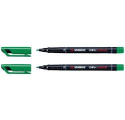 Feutre rétroprojecteur STABILO 842/36 ogive 0.7mm vert