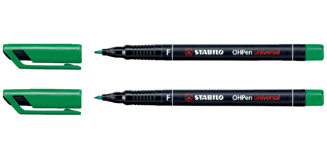 STABILO 842/36 overhead projector pen bullet 0.7mm green