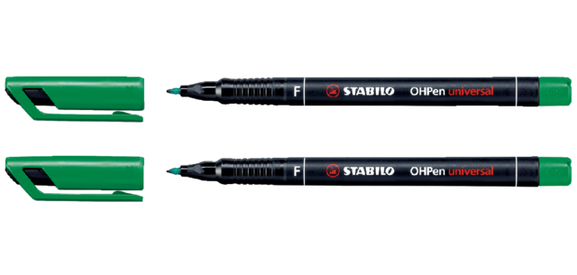 STABILO 842/36 overhead projector pen bullet 0.7mm green