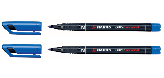 Stift voor folie OHPen universal permanent 1 mm