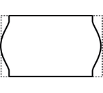 Etiquette prix Open-data S14/Sata Judo 16x26mm blanc permanent 1000 pièces