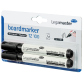 Viltstift Legamaster TZ 100 whiteboard rond 1.5-3mm zwart blister à 2 stuks