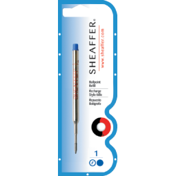 Recharge stylo bille Sheaffer 0,5mm bleu