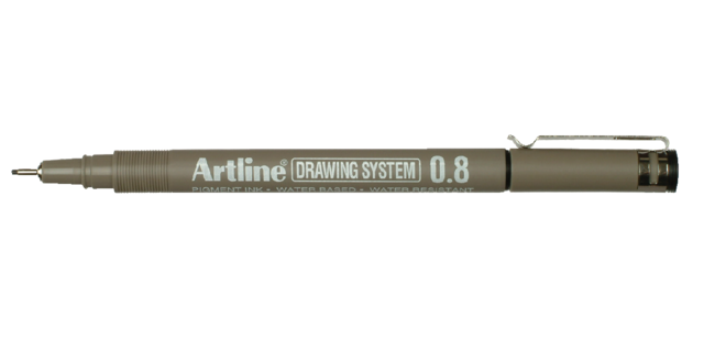 Fineliner Artline Technik 0,8mm schwarz