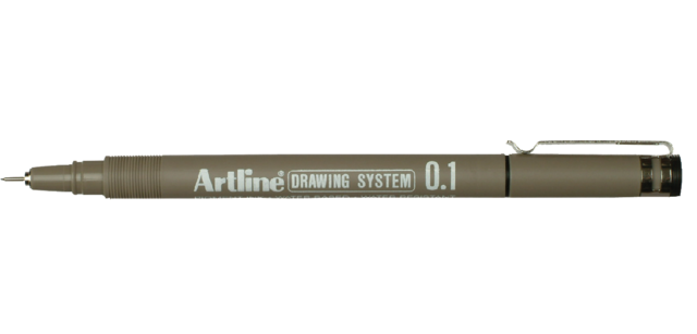 Fineliner Artline Technik 0,1mm schwarz