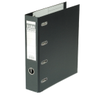 Classeur Elba Rado Plast 75mm bancaire 2 mécanismes PVC noir