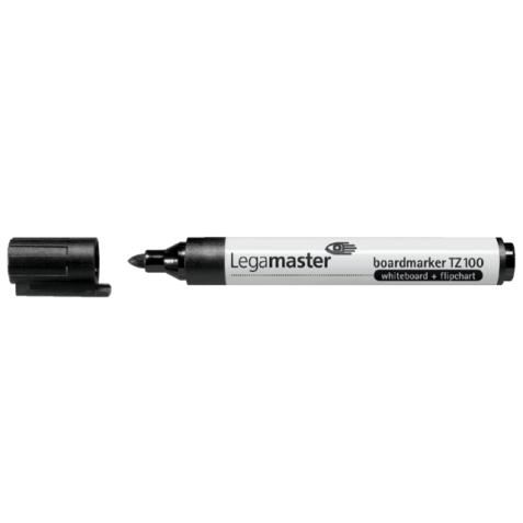Whiteboardmarker Legamaster TZ 100 rond 1.5-3mm zwart