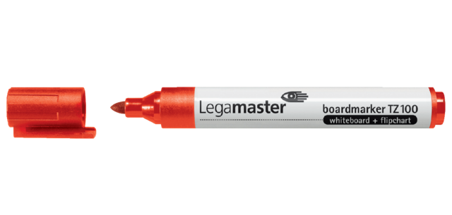 Legamaster whiteboard marker TZ100 bullet 1.5-3mm red